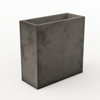 Donica betonowa 700mm x 300mm x 700mm ELE-M antracytowa