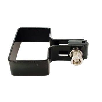 Obejma startowa 60x40mm (fi-4mm) + akcesoria nierdzewne - nakrętka zrywalna RAL9005