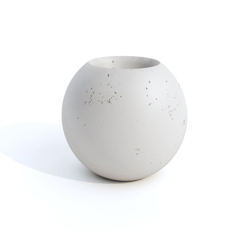 Donica betonowa 650mm x 567mm KULA-L biała