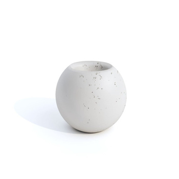 Donica betonowa 500mm x 430mm KULA-M biała