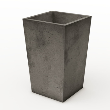 Donica betonowa 600mm x 370mm x 370mm EDDE-M antracytowa
