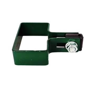 Obejma startowa 60x40mm (fi-6mm) + akcesoria nierdzewne - nakrętka zwykła RAL6005