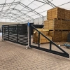 OUTLET - Brama przesuwna palisada SOLID 5000mm x 1600mm RAL7016 MAT