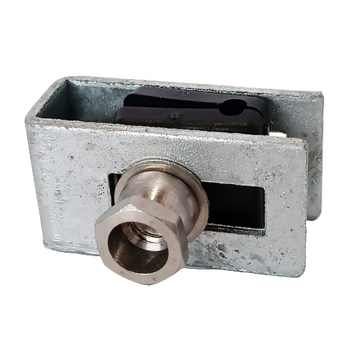 Obejma uniwersalna (fi-6mm) + akcesoria nierdzewne, nakrętka zrywalna ocynk