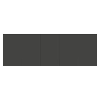 Brama przesuwna aluminiowa - pełna o szerokości 4000mm, grubość 114mm (blacha dwustronna - 4mm)