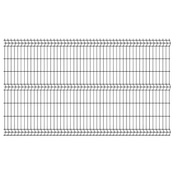 Panel Ogrodzeniowy, Kratowy 3D (fi-4mm) H-1730 - RAL 9005