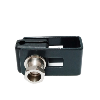 Obejma uniwersalna (fi-6mm) + akcesoria nierdzewne, nakrętka zrywalna RAL7016