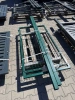 OUTLET - Furtka panelowa 1800mm x 1000mm 3D fi-4 RAL6005 - Lewa