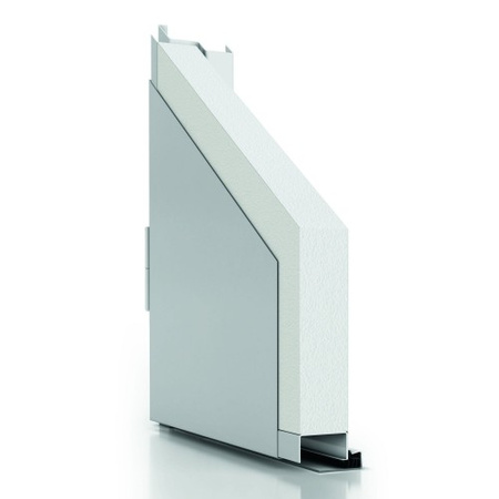 Drzwi techniczne stalowe zewnętrzne Wiśniowski - PŁASZCZOWE ECO. Skrzydło wypełnione styropianem o wym. 1010mm x 2050mm złoty dąb