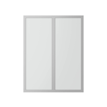 Wiśniowski Okno PVC PRIMO 82. Dwuskrzydłowe - stałe w ramie ze słupkiem pionowym stałym. SPRAWDŹ OFERTĘ!