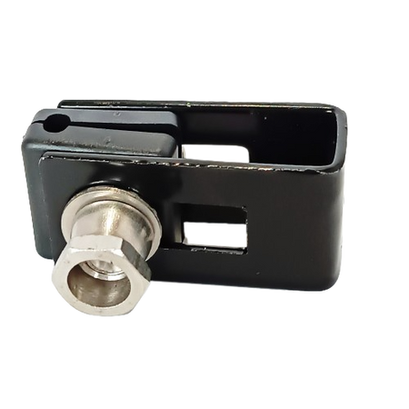 Obejma uniwersalna (fi-6mm) + akcesoria nierdzewne, nakrętka zrywalna RAL9005