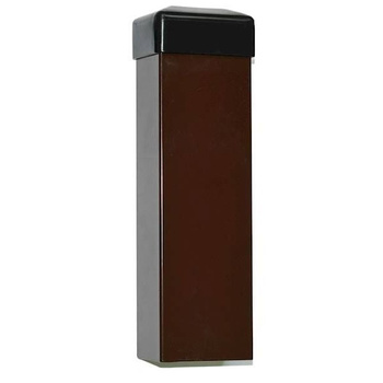 Słup ogrodzeniowy 60mm x 40mm H-2300 RAL 8017 śc. 1,2mm