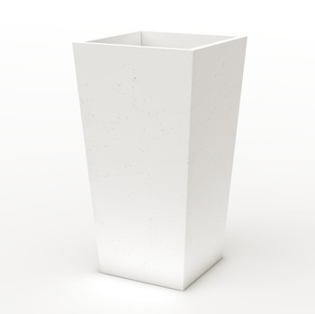 Donica betonowa 850mm x 450mm x 450mm EDDE-L biała