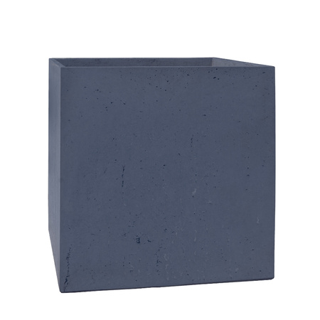 Donica betonowa 920mm x 920mm x 920mm BLOCCO-L grafitowa