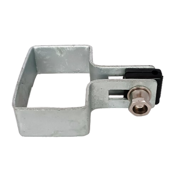 Obejma startowa 60x40mm (fi-4mm) + akcesoria nierdzewne - nakrętka zrywalna ocynk