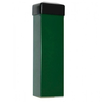 Słup ogrodzeniowy 60mm x 40mm H-3000 RAL 6005 śc. 1,2mm