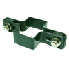 Obejma prosta 60mm x 40mm (fi-4mm) + akcesoria standardowe RAL 6005