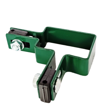Obejma narożna 60x40mm (fi-6mm) + akcesoria standardowe RAL6005
