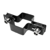 Obejma prosta 60mm x 40mm (fi-4mm) + akcesoria nierdzewne -  nakrętka zrywalna RAL9005