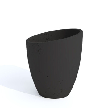 Donica betonowa 550mm x 600mm RONDICO-M czarna
