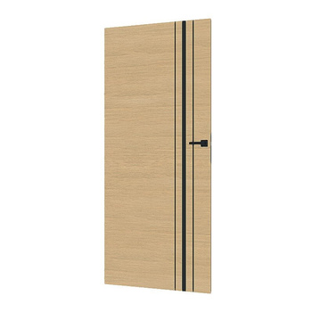 DRE drzwi wewnętrzne wewnątrzlokalowe bezprzylgowe Kioto 3  dąb vicenza naturalny (skrzydło)