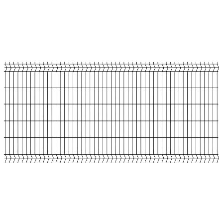 Panel Ogrodzeniowy, Kratowy 3D (fi-5mm) H-1230 - RAL 7016