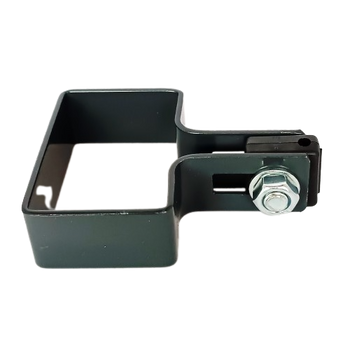 Obejma startowa 60x40mm (fi-6mm) + akcesoria nierdzewne - nakrętka zwykła RAL7016