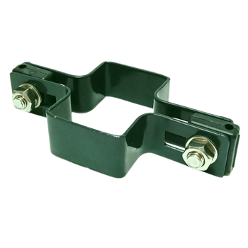 Obejma prosta 60mm x 40mm (fi-4mm) + akcesoria standardowe RAL 6005