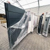 OUTLET - Wiśniowski skrzydło bramy przesuwnej HOME INCLUSIVE AW.10.200 (panel 250mm) o wymiarze 4000mm x 1750mm RAL 7016 MAT napęd w słupie AWso 2018 PRO (lewa)