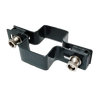 Obejma prosta 60mm x 40mm (fi-4mm) + akcesoria nierdzewne -  nakrętka zrywalna RAL 7016