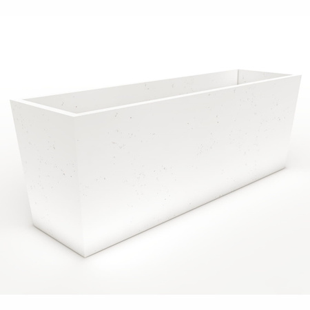 LUNA donica betonowa 1100mm x 320mm x 400mm biała