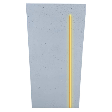 Mur ogrodzeniowy naturalny z led L5 - 220cm x 100cm x 90cm