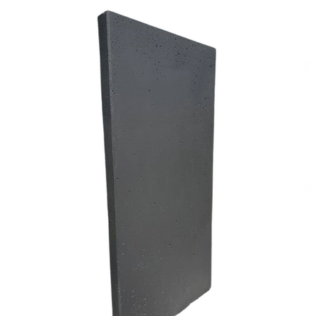 Mur ogrodzeniowy L malowany natryskowo impregnatem koloryzującym 240cm x 100cm x 90cm - antracyt