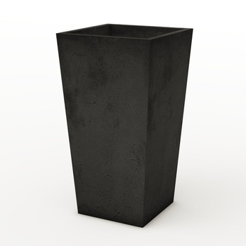 Donica betonowa 850mm x 450mm x 450mm EDDE-L czarna