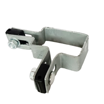 Obejma narożna 60x40mm (fi-6mm) + akcesoria nierdzewne z nakrętką zwykłą ocynk