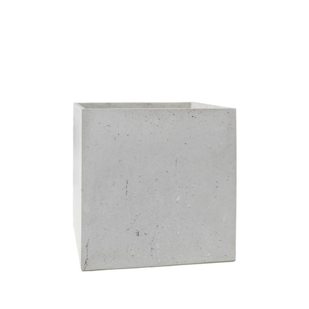 Donica betonowa 600mm x 600mm x 600mm BLOCCO-S szara