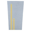 Mur ogrodzeniowy naturalny z led L1 - 220cm x 100cm x 90cm
