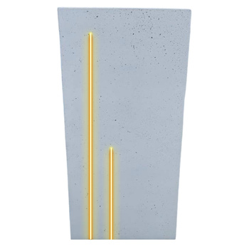 Mur ogrodzeniowy naturalny z led L1 - 220cm x 100cm x 90cm + wyposażenie dodatkowe