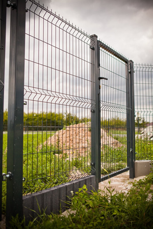 OUTLET - Furtka panelowa 1400mm x 910mm 3D fi-4 ocynk - prawa