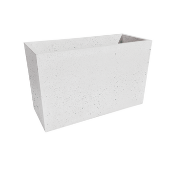Donica betonowa 750mm x 1200mm x 500mm ELE-L biała
