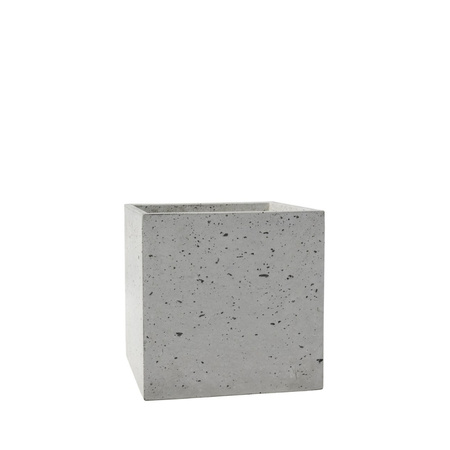 Donica betonowa 350mm x 350mm x 350mm BRIX-S szara