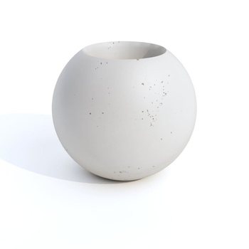 Donica betonowa 800mm x 700mm KULA-XL biała