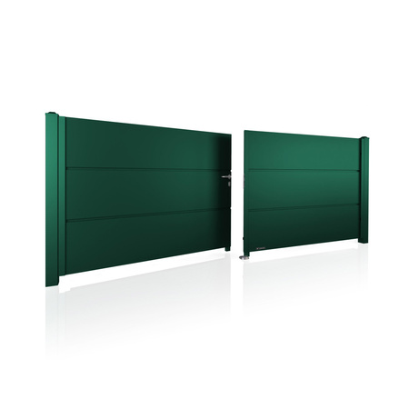 Wiśniowski brama dwuskrzydłowa HOME INCLUSIVE AW.10.200 panel 500mm