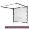Brama garażowa segmentowa Wiśniowski UniPro o wymiarach 2500mm x 2250mm - panel gładki, bez przetłoczeń. Sterowanie automatyczne SPARK 600. RAL 7016