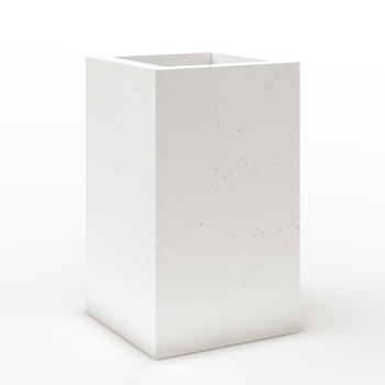 Donica betonowa 500mm x 300mm x 300mm ROTH biała