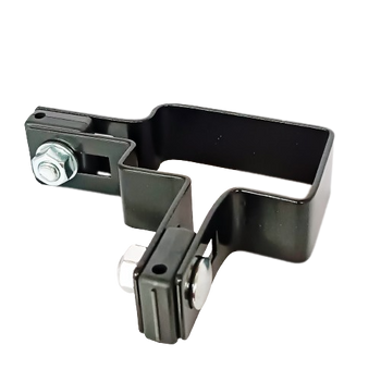 Obejma narożna 60x40mm (fi-4mm) + akcesoria standardowe RAL9005