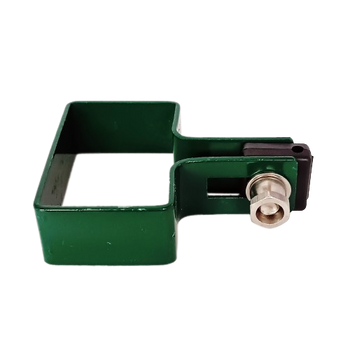 Obejma startowa 60x40mm (fi-4mm) + akcesoria nierdzewne - nakrętka zrywalna RAL6005