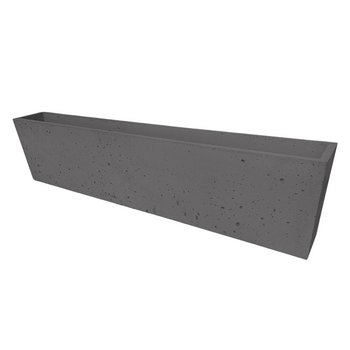 Donica betonowa 400mm x 1700mm x 320mm HUNO-L antracytowa