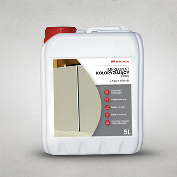Impregnat do murów betonowych - 5 litrów - koloryzujący jasny popiel