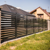 OUTLET - Przęsło palisadowe SOLID 2500mm x 1500mm RAL 7016 (struktura grubozianista)